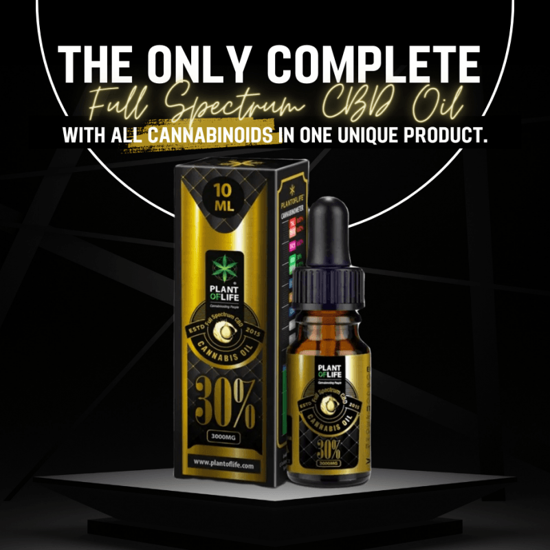 30% Vollspektrum CBD-Öl 10ml – 3000mg für mehr Entspannung