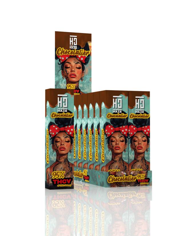 Schokoladenprodukt 0 Prozent THC Heavens Haze EU Qualität Detailbild