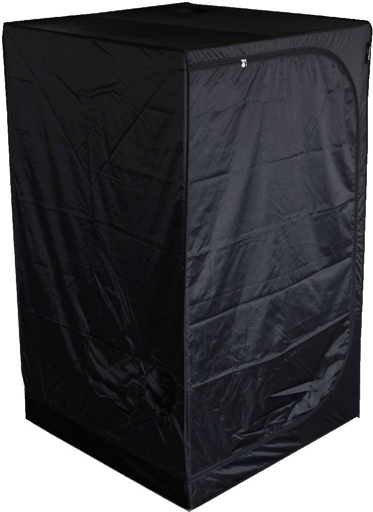 Kompakte Mammoth Lite+ 120 Growbox mit reflektierendem Material und einfacher Montage