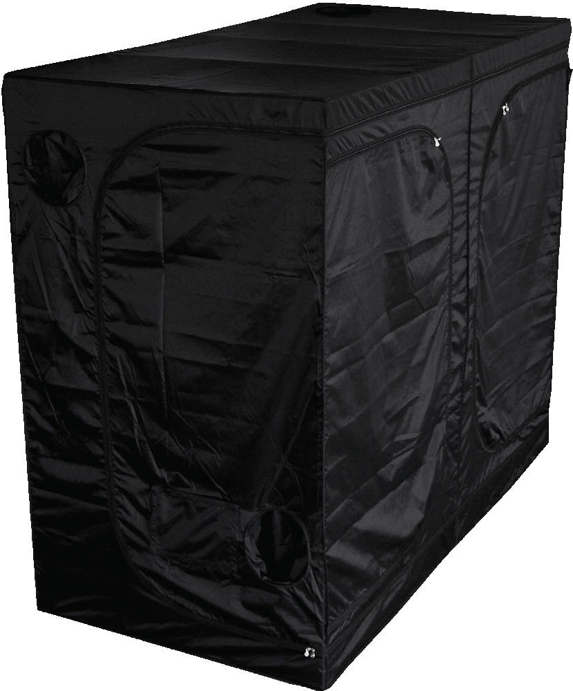 Mammoth Lite+ Grow Zelt 240x120x200 cm mobiler Indoor Klimaraum mit 170D Mylar, Stahlrahmen und mehreren Belüftungsöffnungen für professionellen Pflanzenanbau