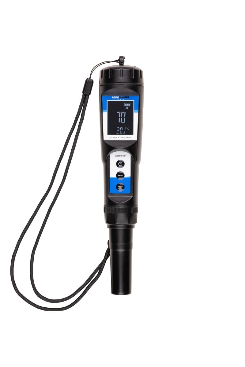 Combo P110 Pro Messgerät für pH-Wert, EC und Temperatur mit austauschbarer Elektrode und digitalem Display
