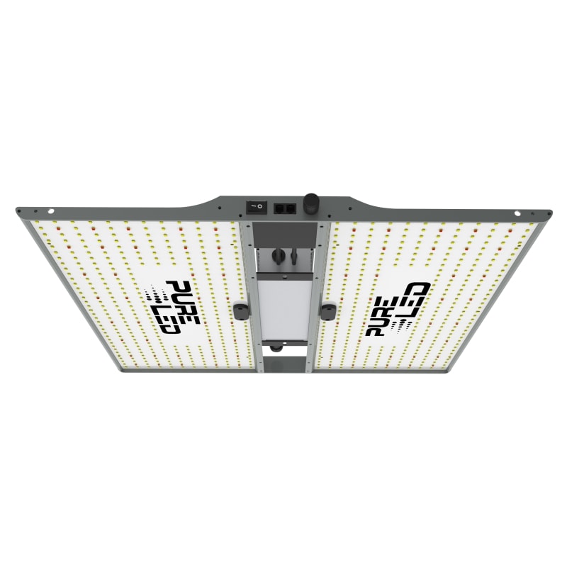 LED Grow Lampe PureLED Q-Serie 2.0 für Indoor Pflanzenzucht mit Vollspektrum Licht und dimmbarer Steuerung