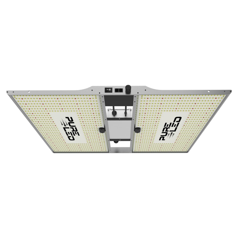 PURE LED Q420 V2.0 420W LED Grow Lampe mit Vollspektrum für Indoor Pflanzen, dimmbar und ideal für Growbox 120x120 cm