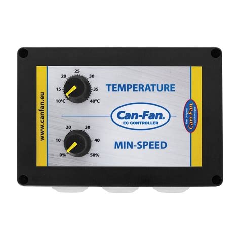 CAN-Fan EC Speed & Temperatur Controller für Max-Fan Pro EC und Q-Max EC Lüfter – automatische Drehzahl- und Temperaturregelung für Lüftungssysteme