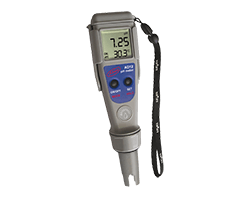 AD12 pH- und Temperaturmessgerät mit wasserdichtem Gehäuse, LCD-Display und austauschbarer Sonde für präzise Wasseranalysen