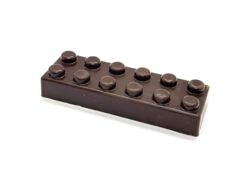 Lego Schokolade Design hochwertiges Produkt 35 g Detailansicht