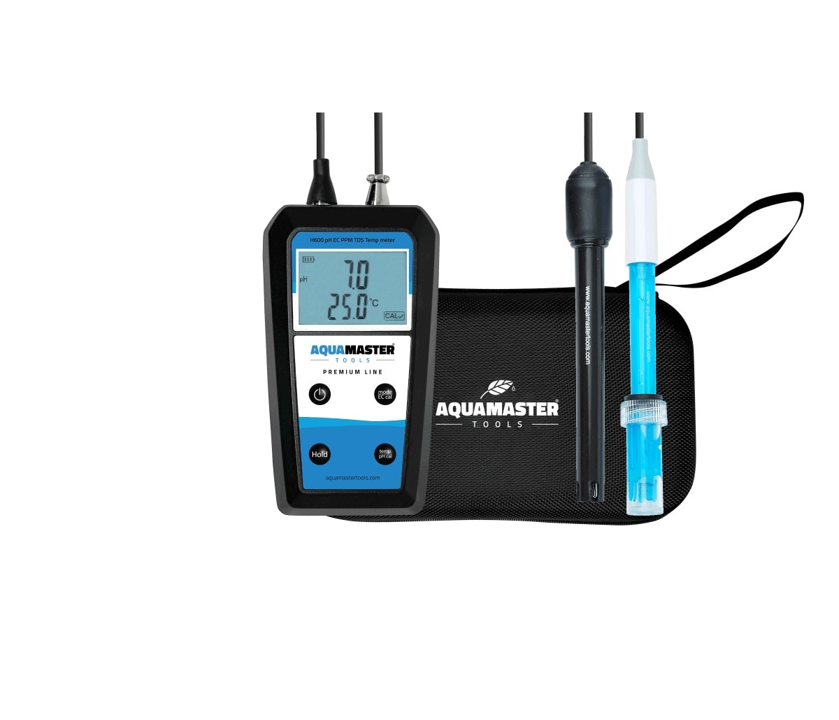 H600 Pro Handmessgerät zur Messung von pH, EC, PPM, TDS und Temperatur in Flüssigkeiten