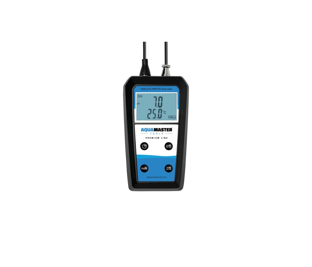 H600 Pro Handmessgerät zur Messung von pH, EC, PPM, TDS und Temperatur in Flüssigkeiten