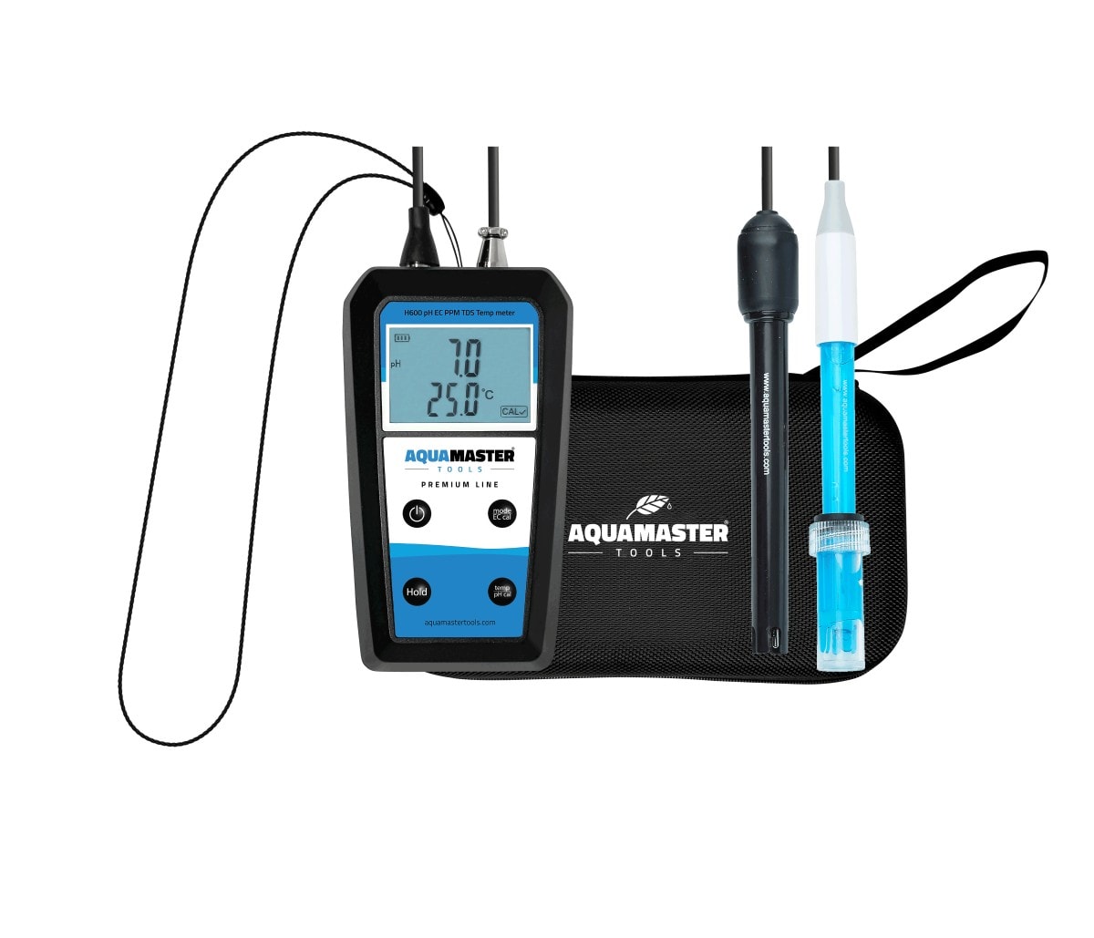 H600 Pro Multifunktions-Messgerät für pH-Wert, Leitfähigkeit (EC), PPM, TDS und Temperatur