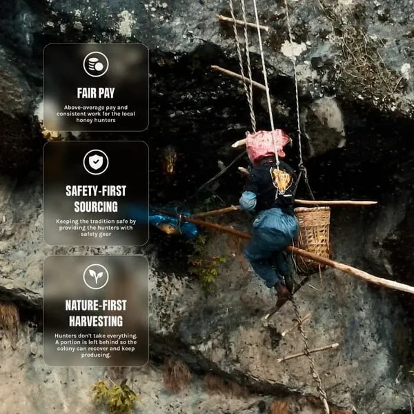 Real Mad Honey aus traditionellen Bergregionen in Nepal