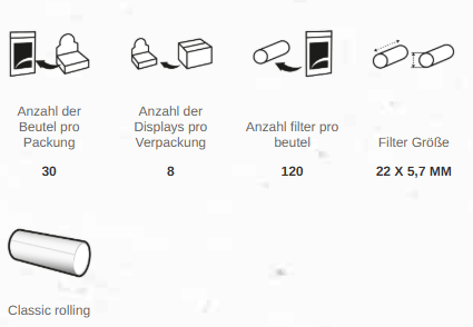 ULTRA SLIM LONG FILTERS 120